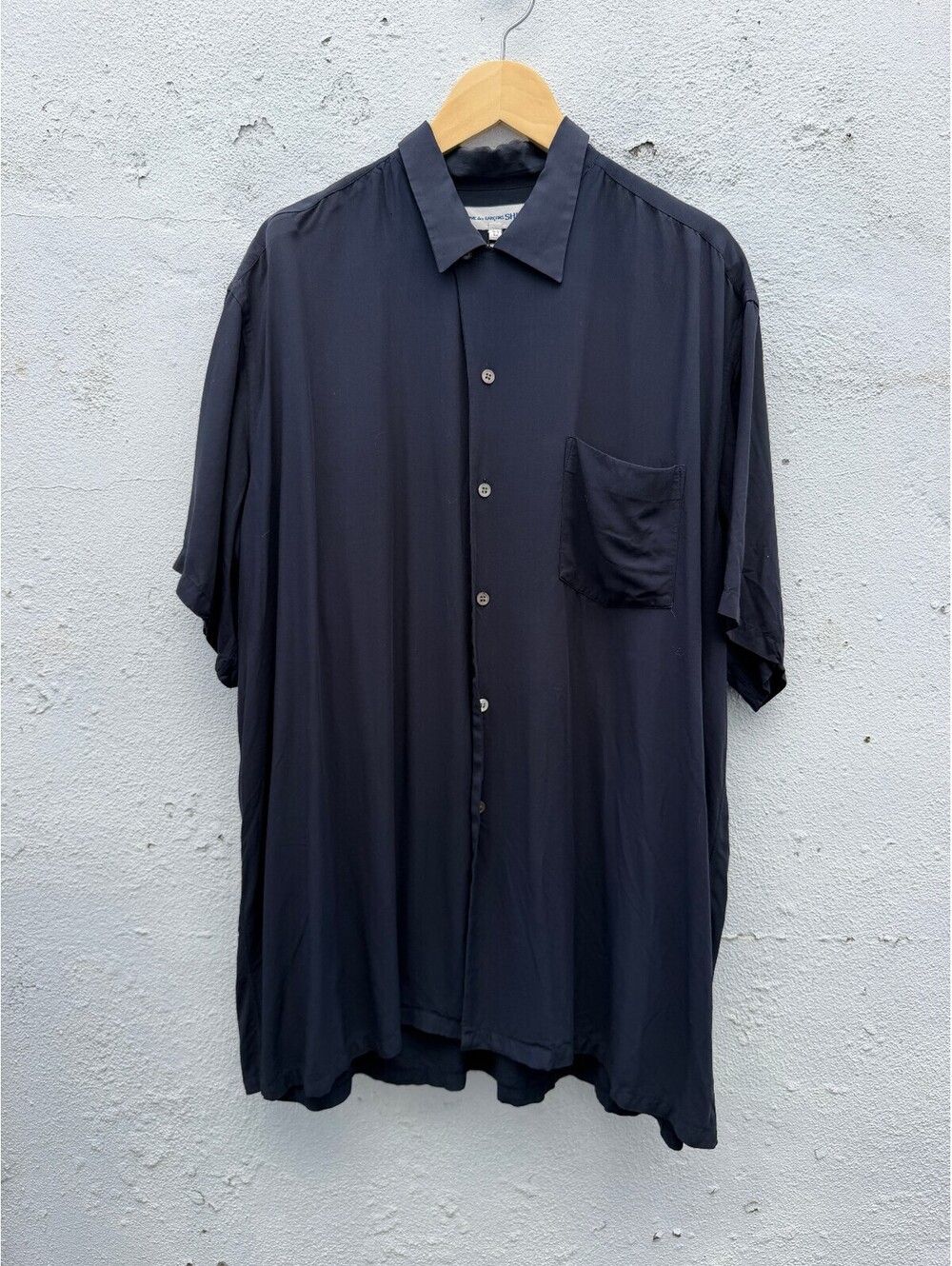 Comme Des Garcons SHIRT button down shortsleeve shirt 2000s